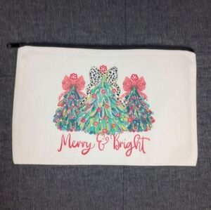 Colorful Christmas Tree Zippered Pouch